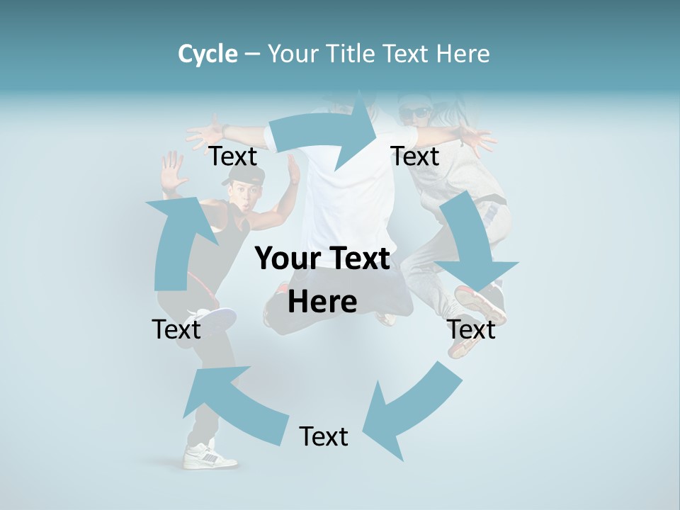 Guy Street Move PowerPoint Template