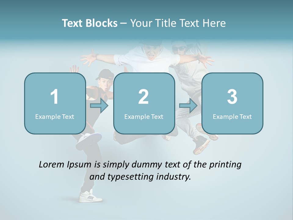 Guy Street Move PowerPoint Template