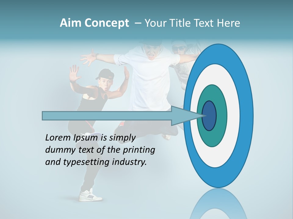 Guy Street Move PowerPoint Template