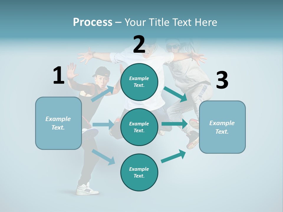 Guy Street Move PowerPoint Template
