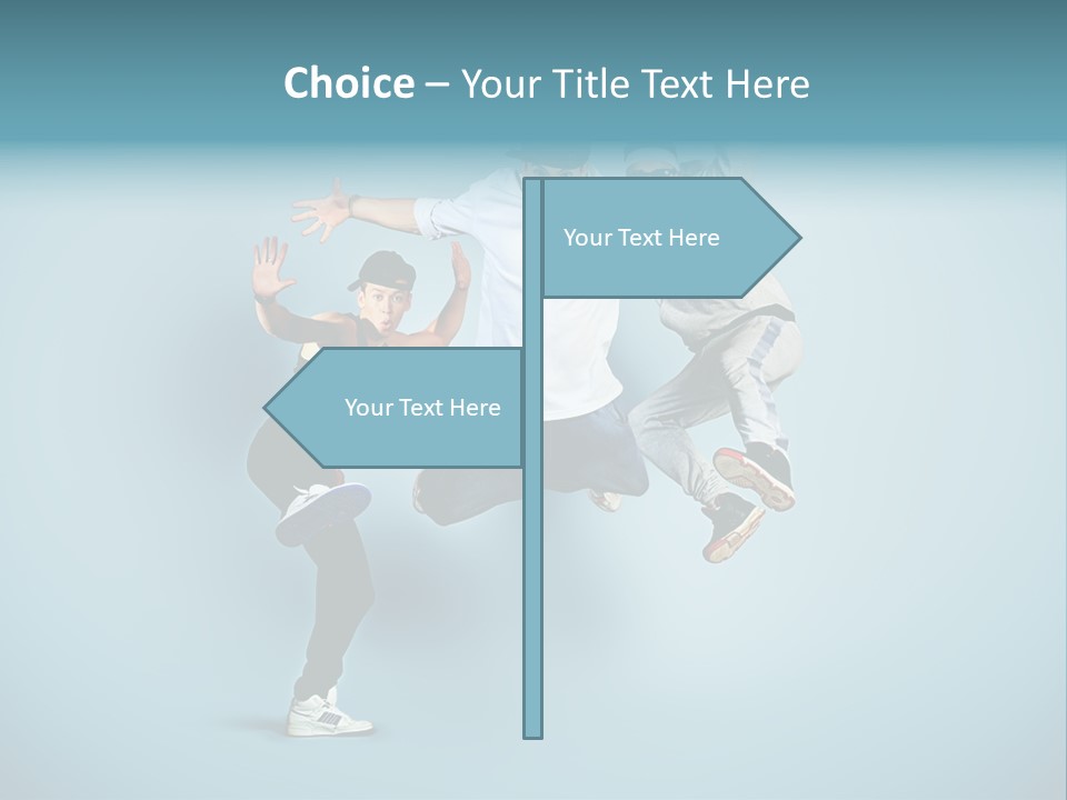 Guy Street Move PowerPoint Template