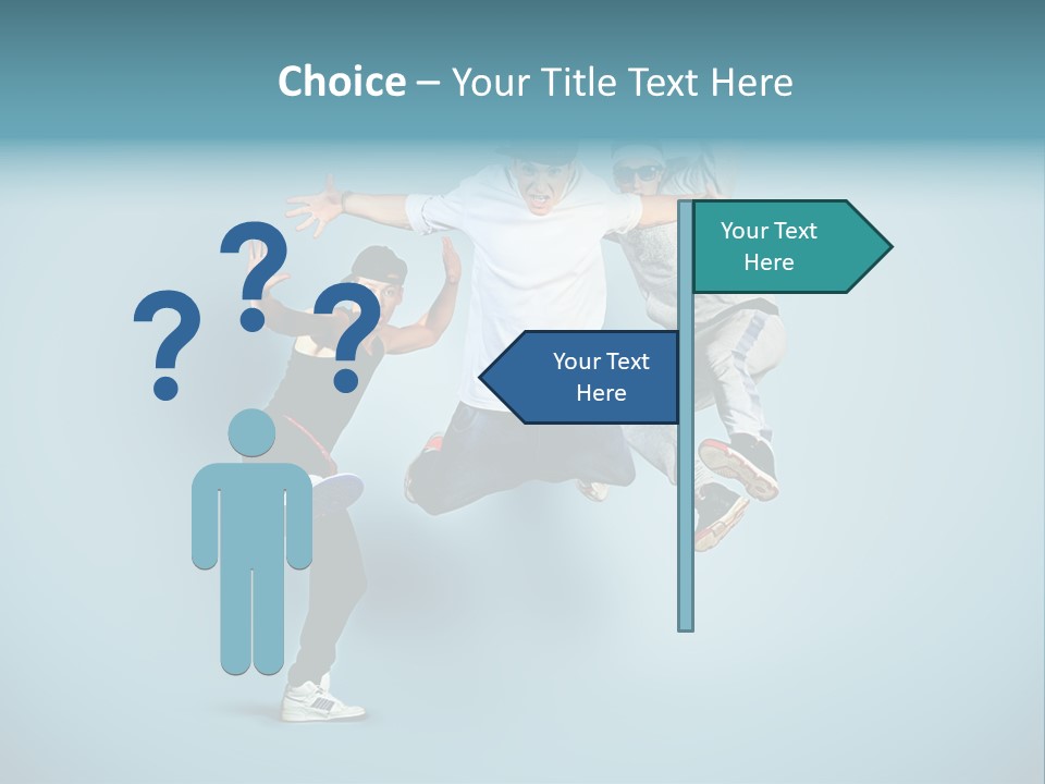 Guy Street Move PowerPoint Template