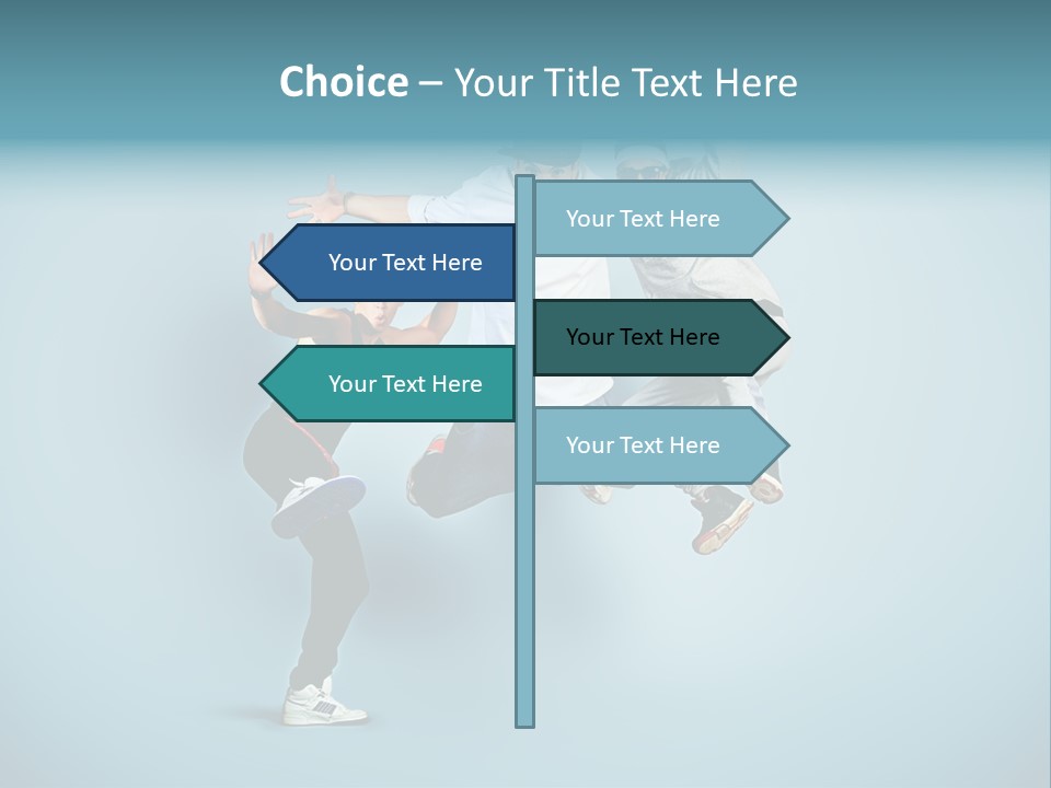 Guy Street Move PowerPoint Template