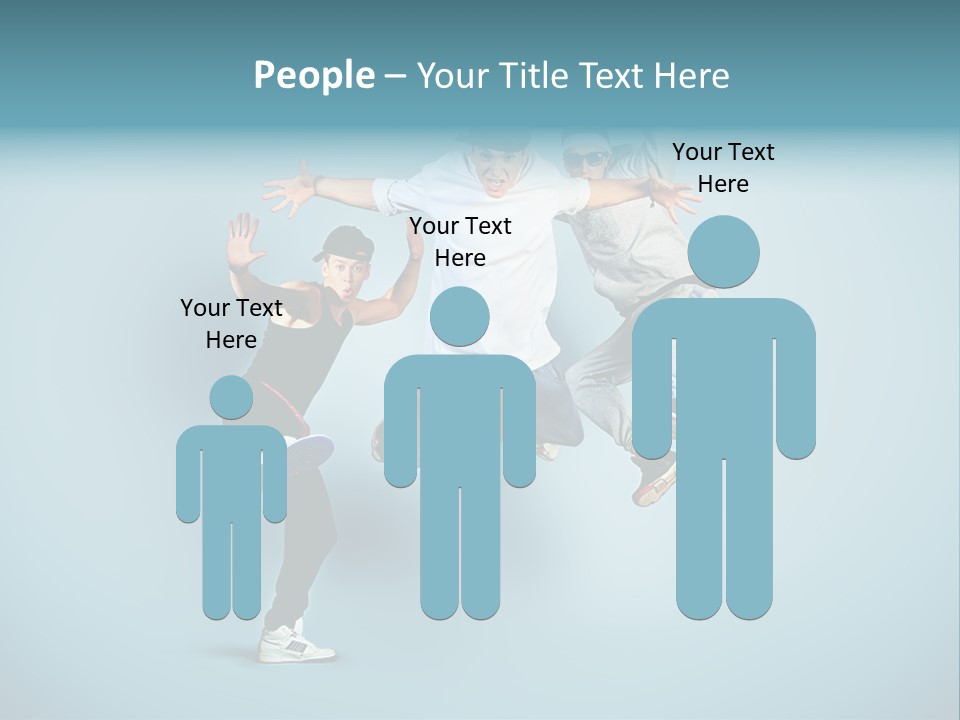 Guy Street Move PowerPoint Template