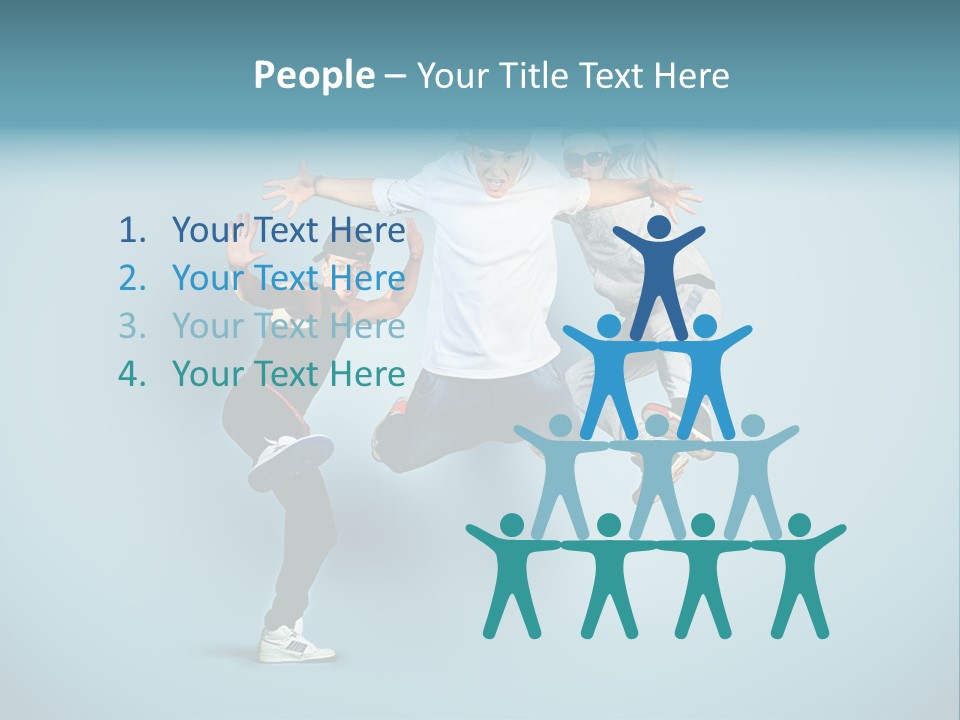 Guy Street Move PowerPoint Template