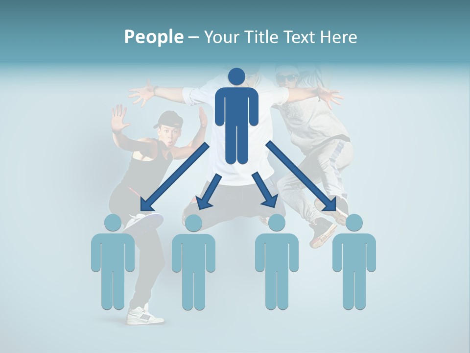 Guy Street Move PowerPoint Template