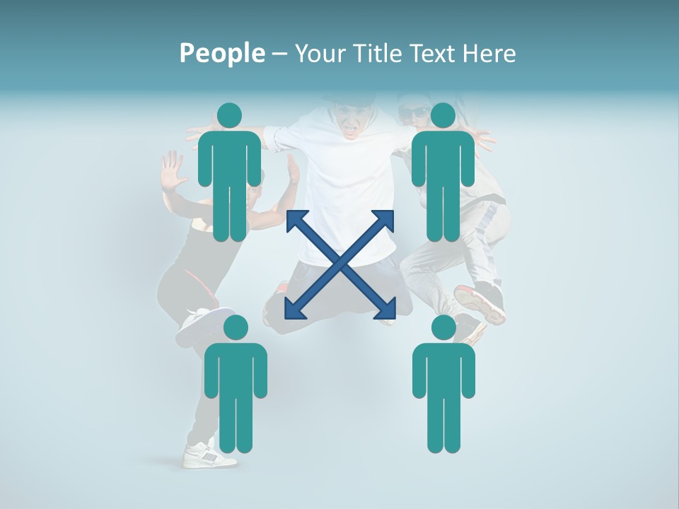 Guy Street Move PowerPoint Template