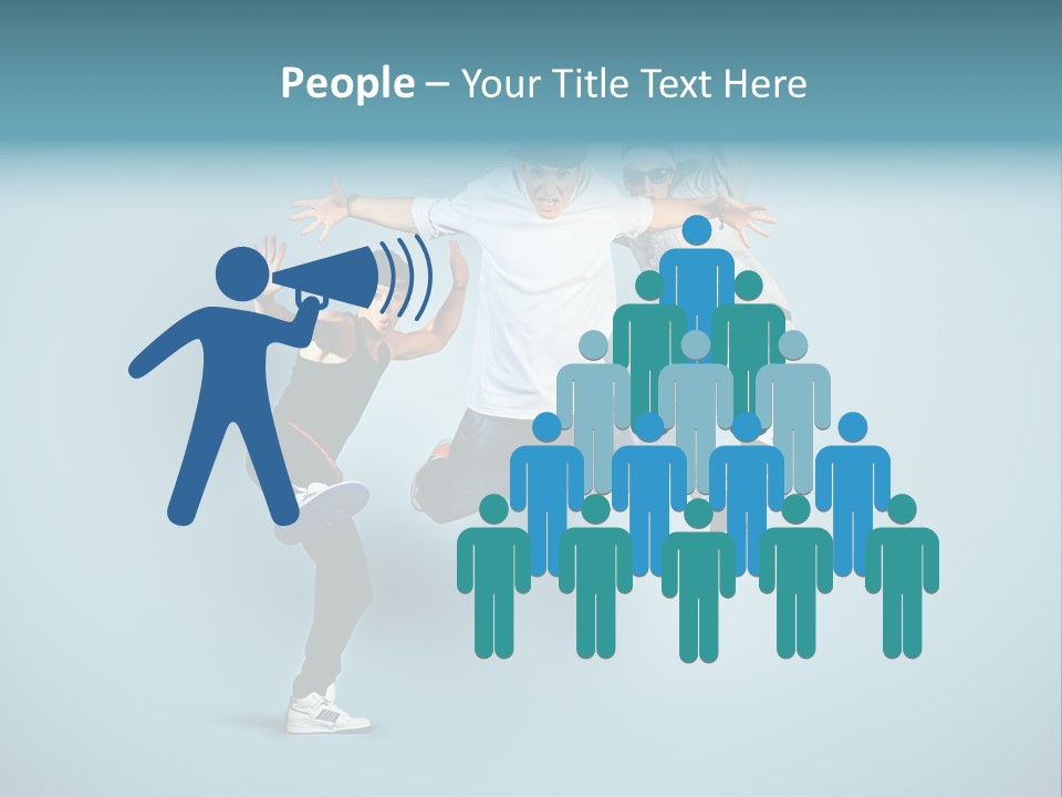 Guy Street Move PowerPoint Template