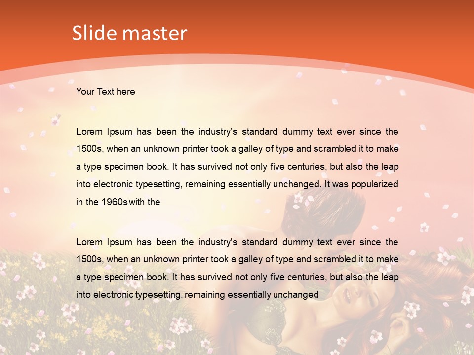 Bra Valentines Man PowerPoint Template