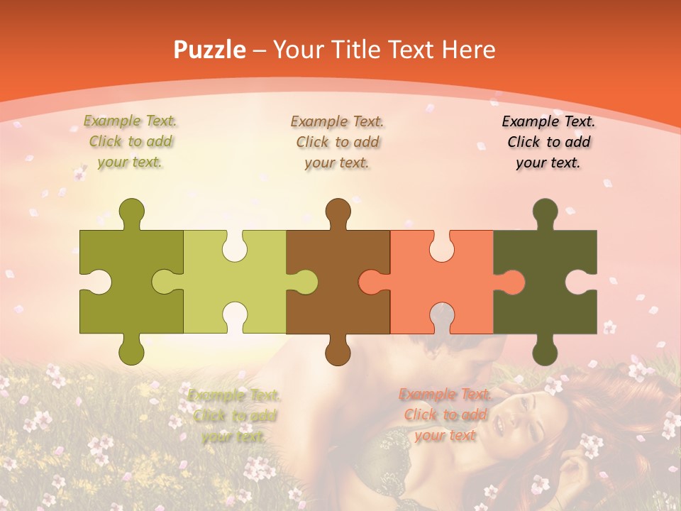 Bra Valentines Man PowerPoint Template