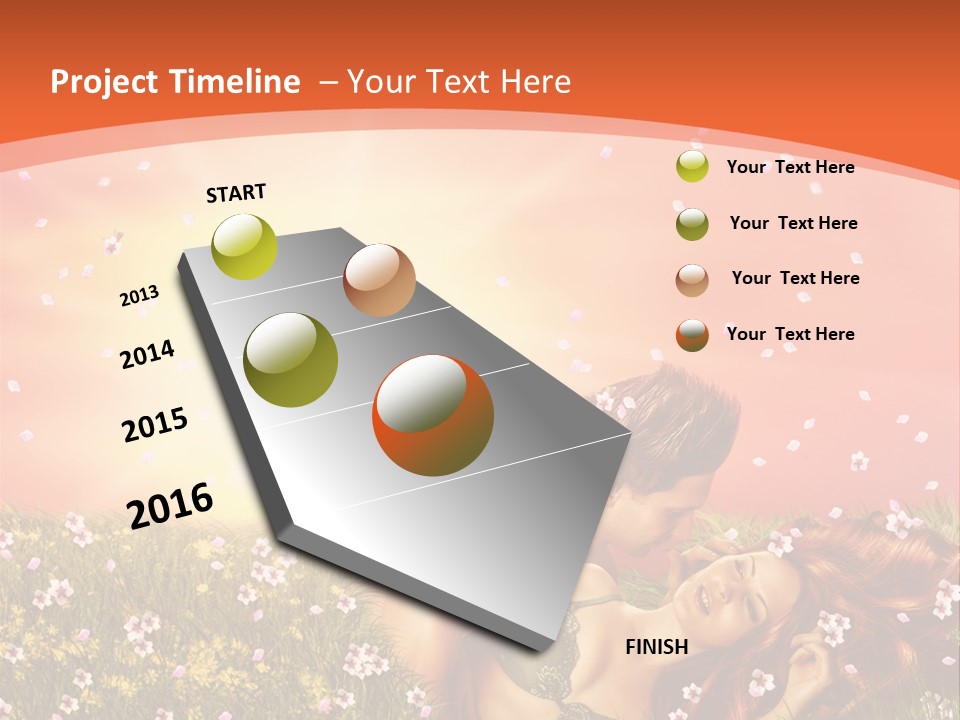 Bra Valentines Man PowerPoint Template