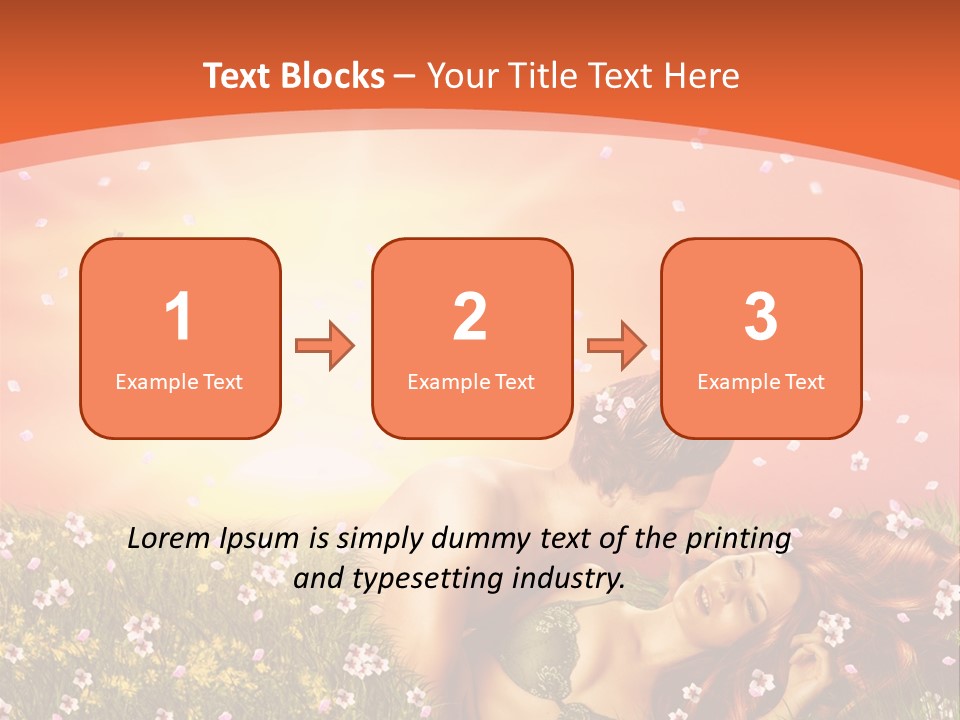 Bra Valentines Man PowerPoint Template