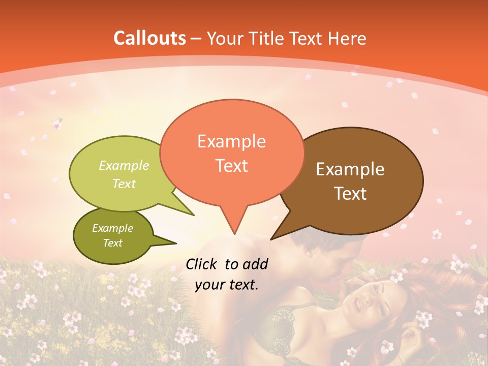 Bra Valentines Man PowerPoint Template