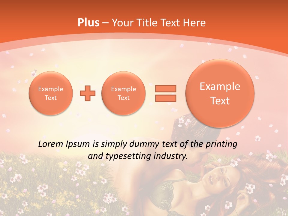 Bra Valentines Man PowerPoint Template