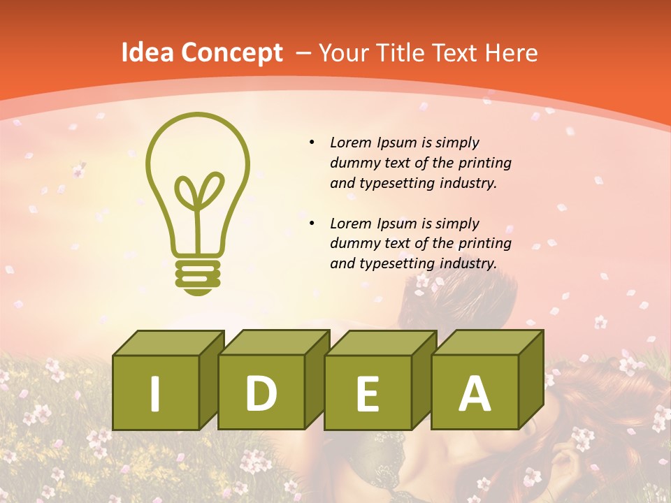 Bra Valentines Man PowerPoint Template