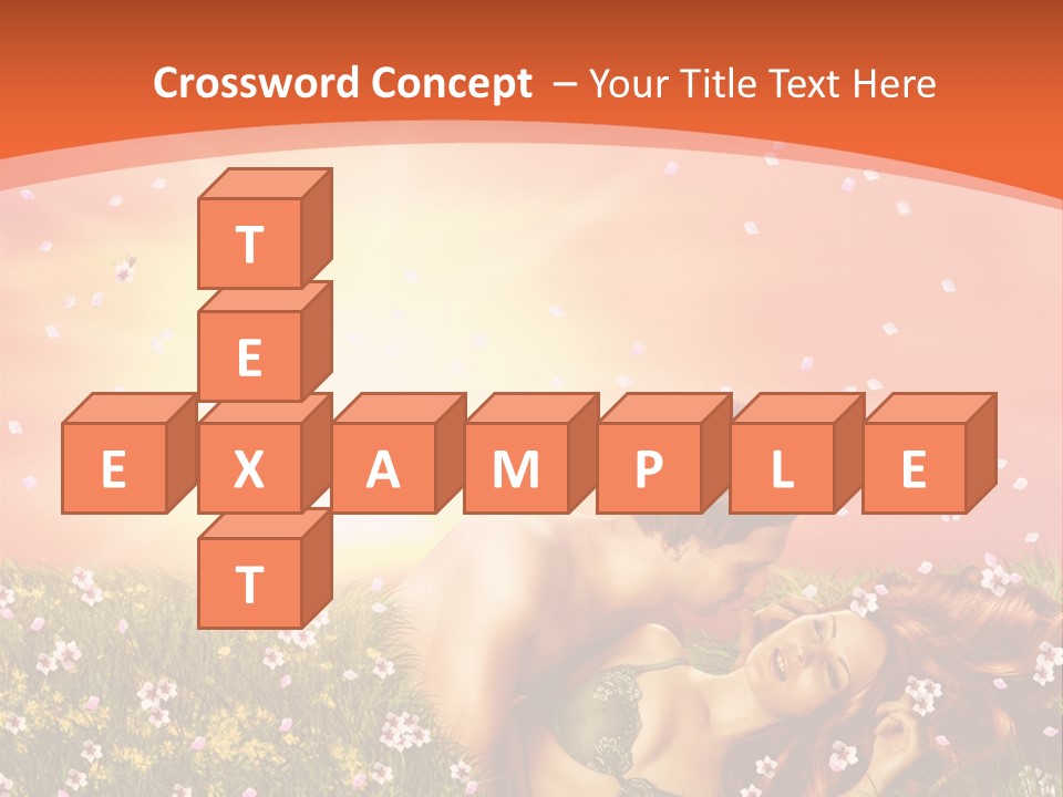 Bra Valentines Man PowerPoint Template