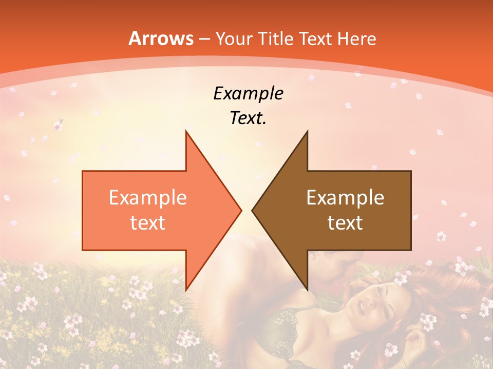 Bra Valentines Man PowerPoint Template