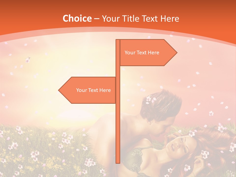 Bra Valentines Man PowerPoint Template