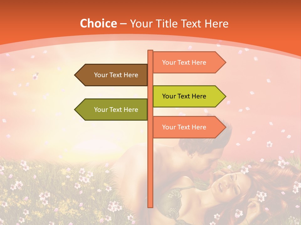 Bra Valentines Man PowerPoint Template