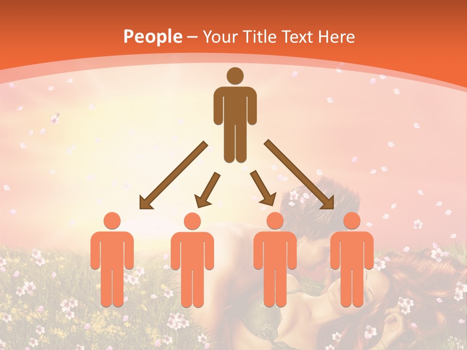 Bra Valentines Man PowerPoint Template