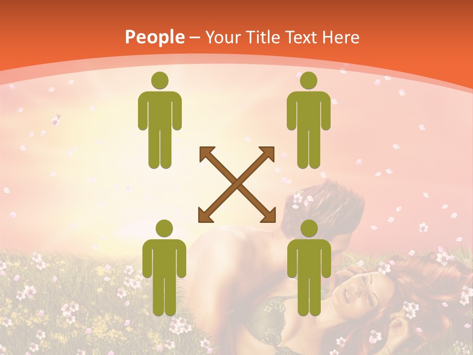 Bra Valentines Man PowerPoint Template