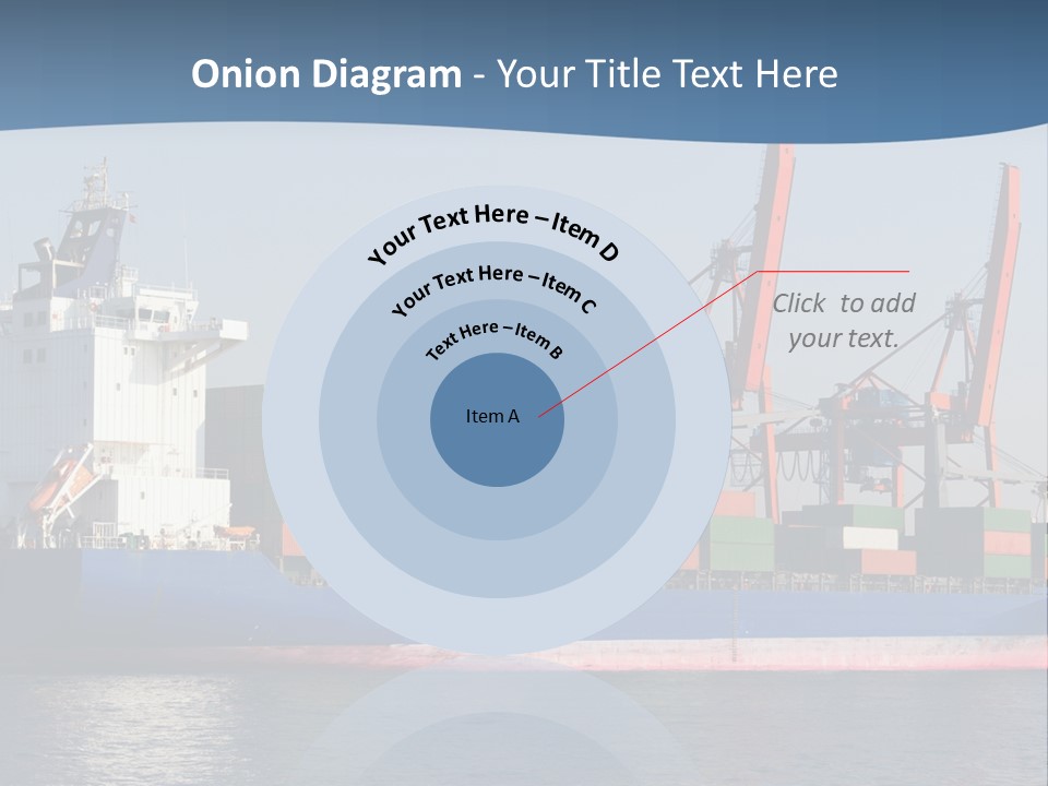 Sea Ship Business PowerPoint Template