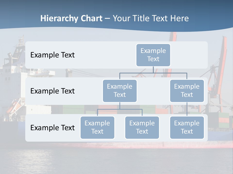 Sea Ship Business PowerPoint Template