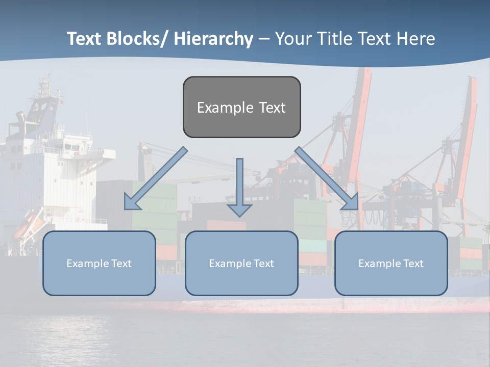 Sea Ship Business PowerPoint Template