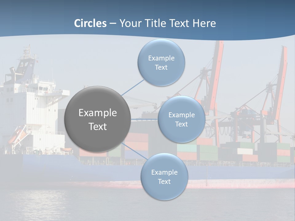 Sea Ship Business PowerPoint Template