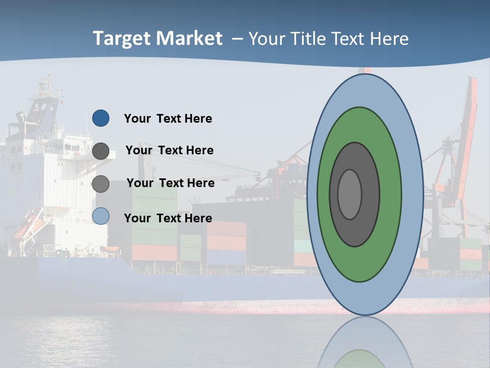 Sea Ship Business PowerPoint Template