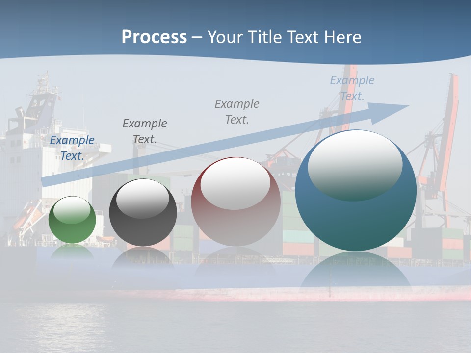 Sea Ship Business PowerPoint Template