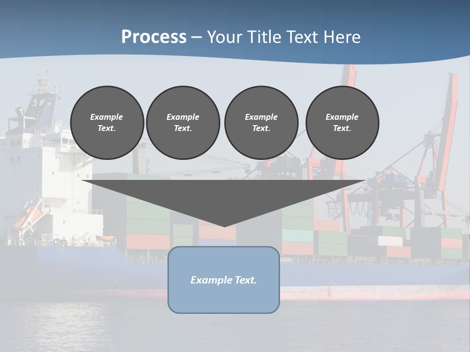 Sea Ship Business PowerPoint Template
