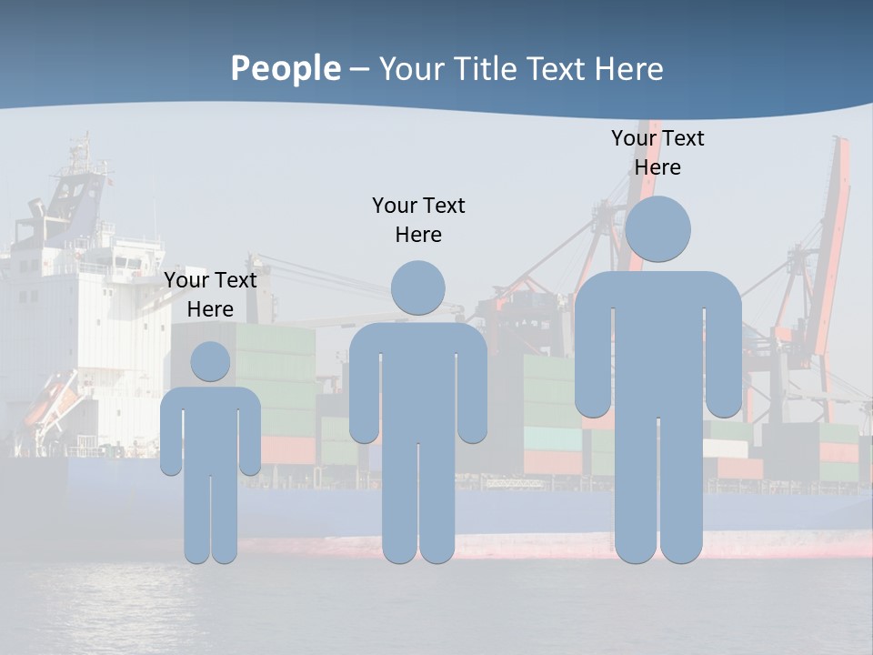Sea Ship Business PowerPoint Template