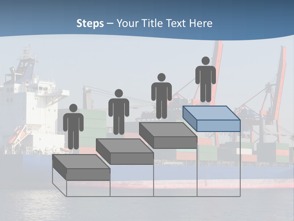 Sea Ship Business PowerPoint Template