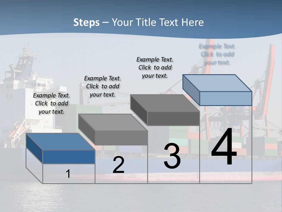 Sea Ship Business PowerPoint Template