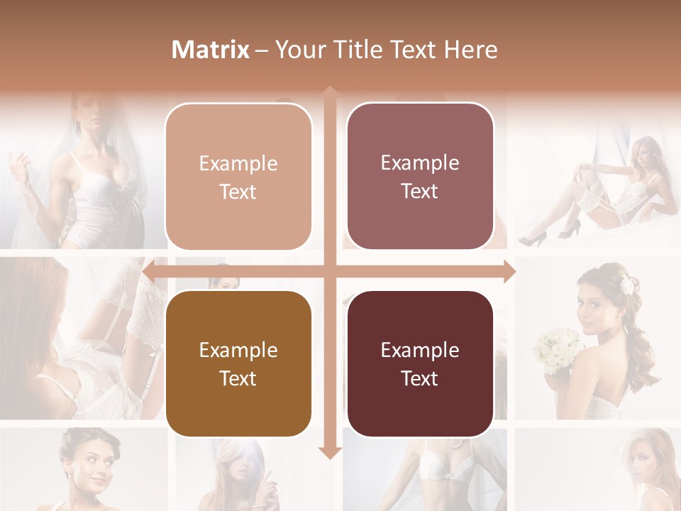 Dress Luxury Leg PowerPoint Template