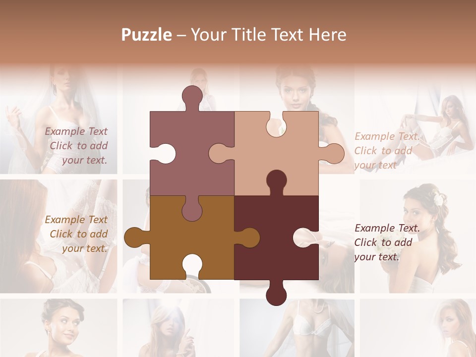 Dress Luxury Leg PowerPoint Template