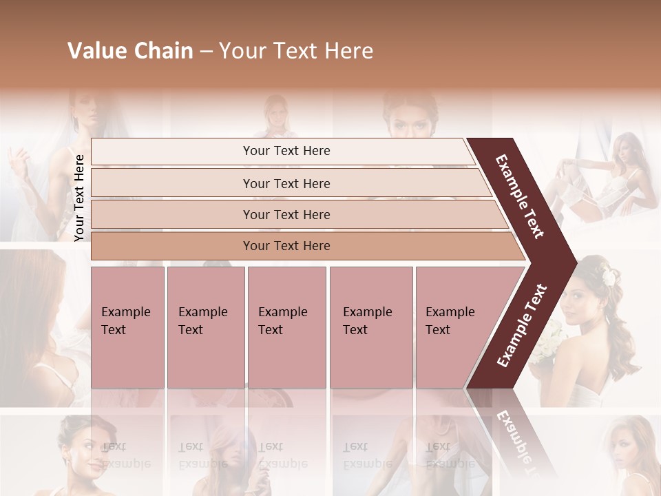 Dress Luxury Leg PowerPoint Template