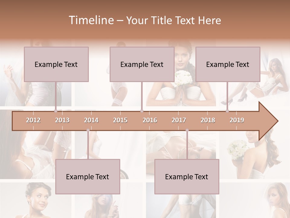 Dress Luxury Leg PowerPoint Template