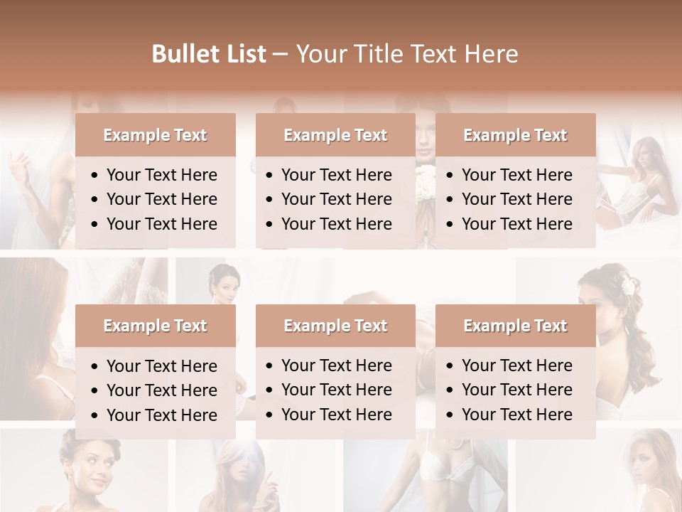 Dress Luxury Leg PowerPoint Template