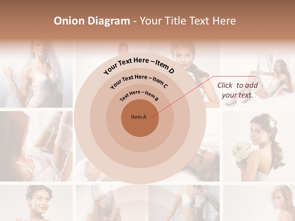 Dress Luxury Leg PowerPoint Template