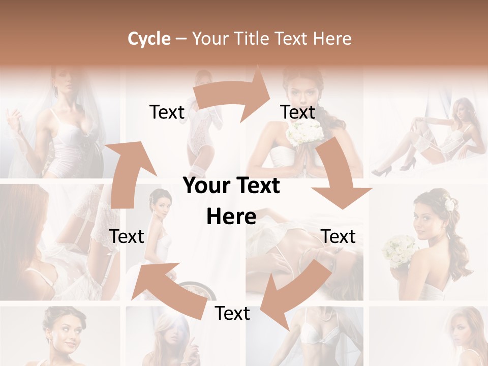 Dress Luxury Leg PowerPoint Template