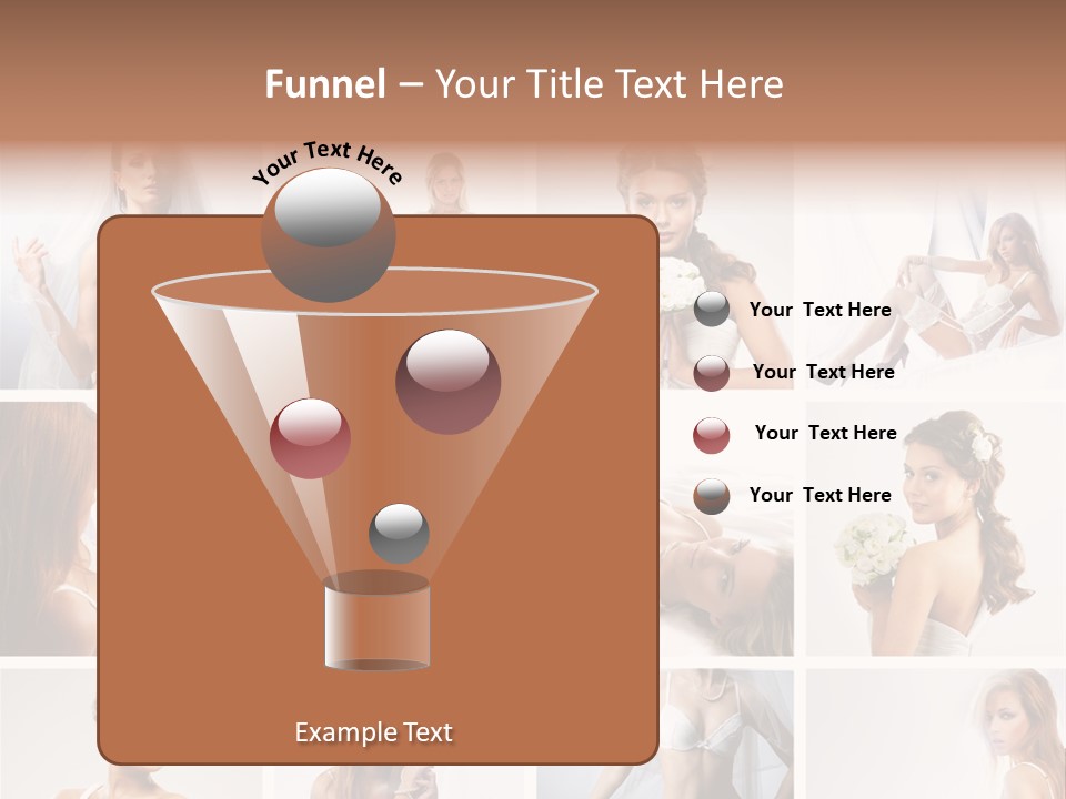 Dress Luxury Leg PowerPoint Template