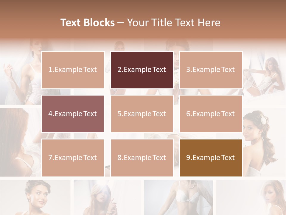 Dress Luxury Leg PowerPoint Template