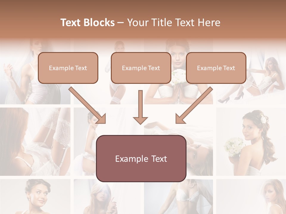 Dress Luxury Leg PowerPoint Template