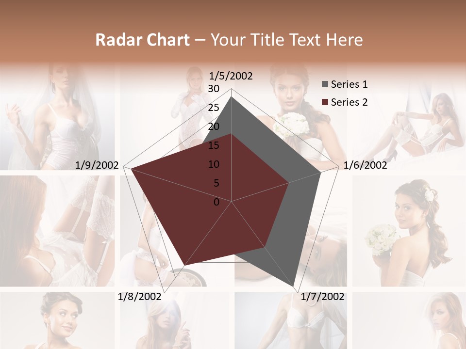 Dress Luxury Leg PowerPoint Template