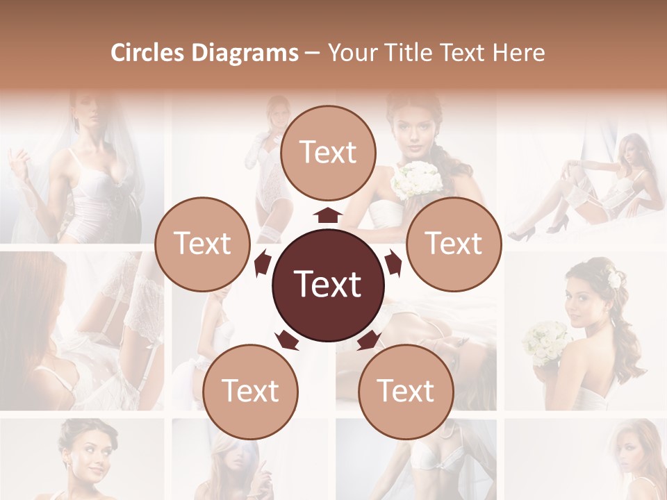 Dress Luxury Leg PowerPoint Template