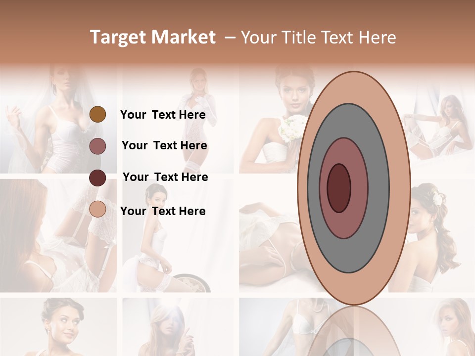 Dress Luxury Leg PowerPoint Template