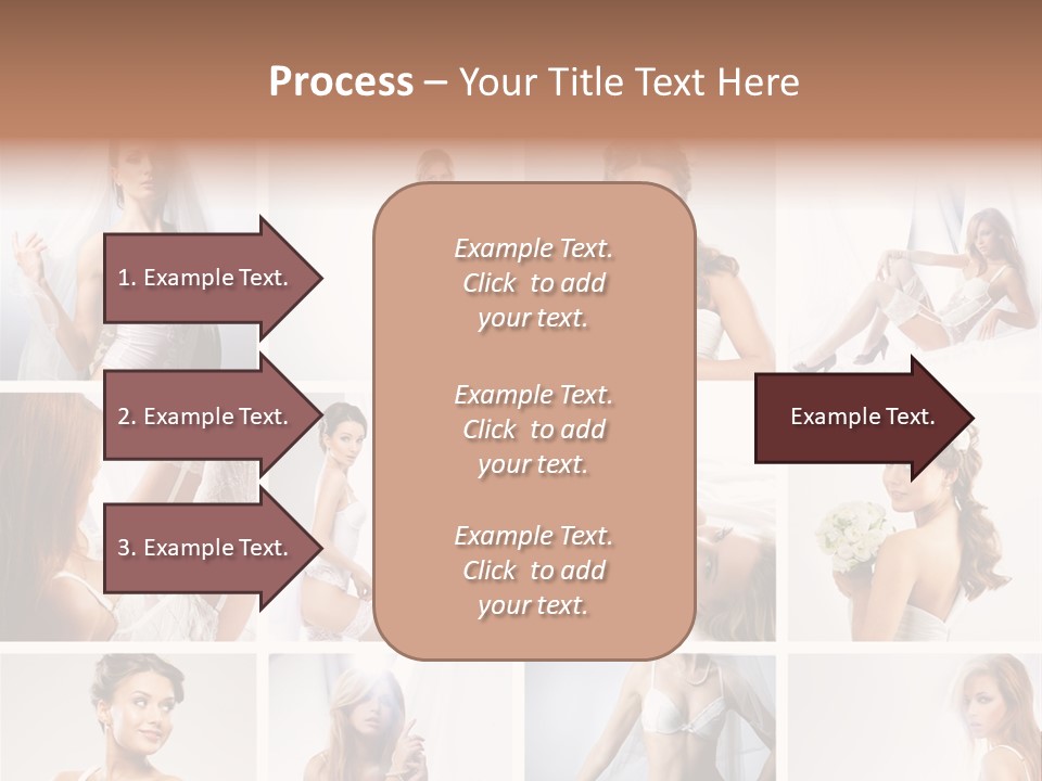 Dress Luxury Leg PowerPoint Template