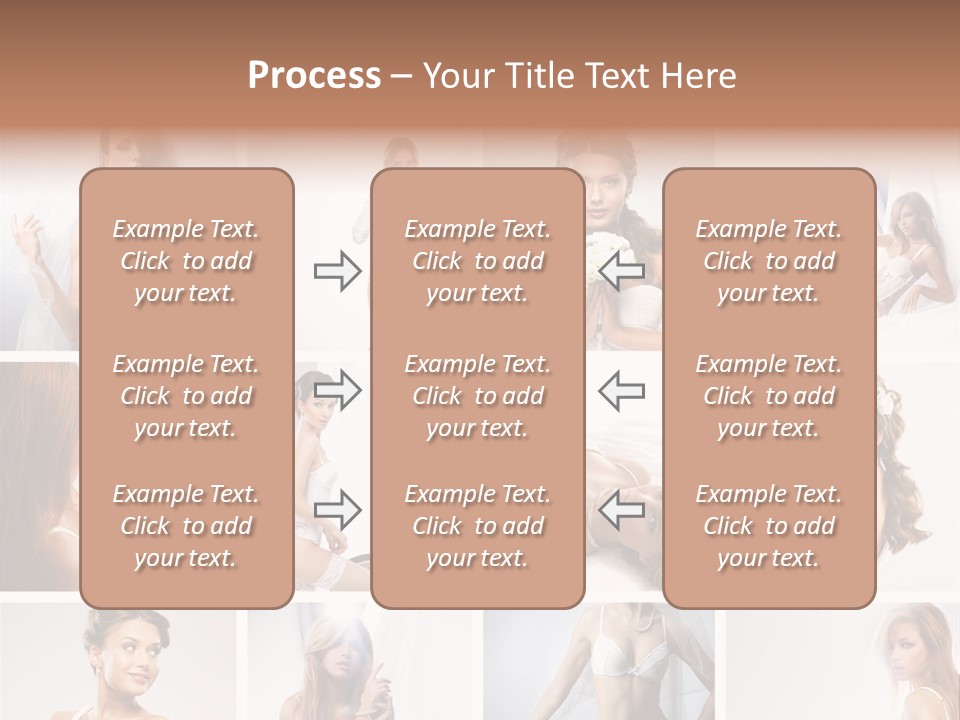 Dress Luxury Leg PowerPoint Template